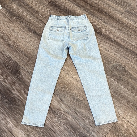 Veronica Beard Arya Straight Light Blue High Rise Secret Skinny Pockets 2/26 - Picture 5 of 5